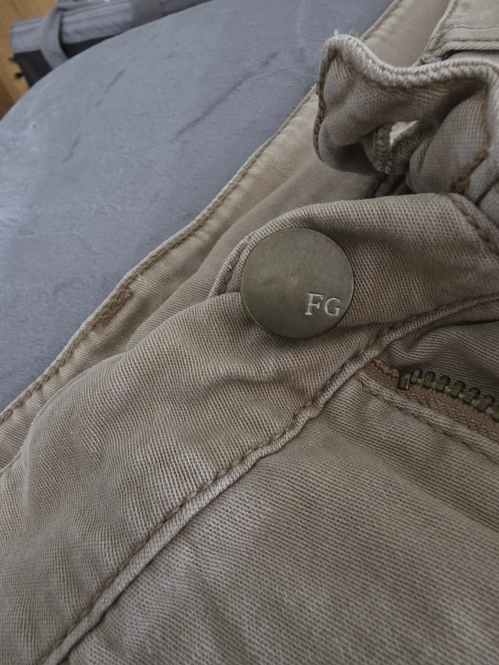 Women's Beige Cotton Blend Shorts
